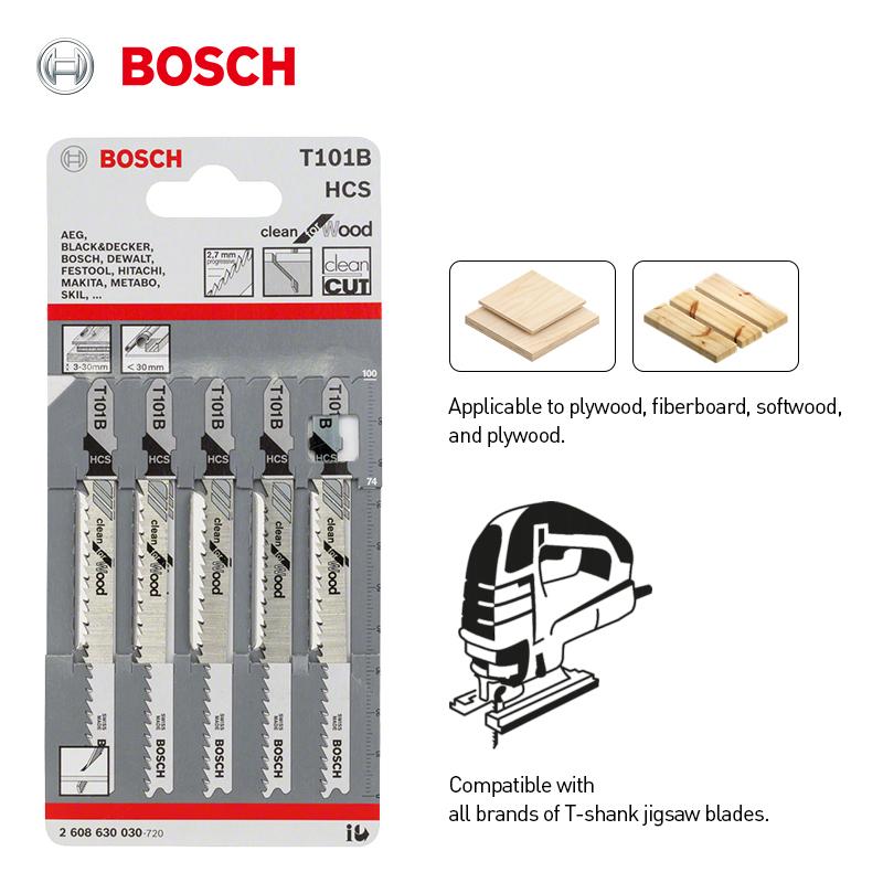 

Пильное полотно Bosch для резки дерева, гладкое, фигурное, 100 мм, 5 штук в упаковке