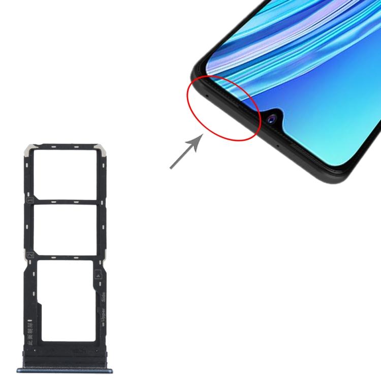 For vivo Y21 2021 / Y21S / Y21T / Y21T India SIM Card Tray + SIM Card Tray + Micro SD Card Tray