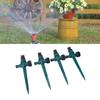 4pcs Garden Sprinklers Professional Efficient 360 Degree Automatic Rotating Lawn Sprinkler for Yard Patio Outdoor Garden