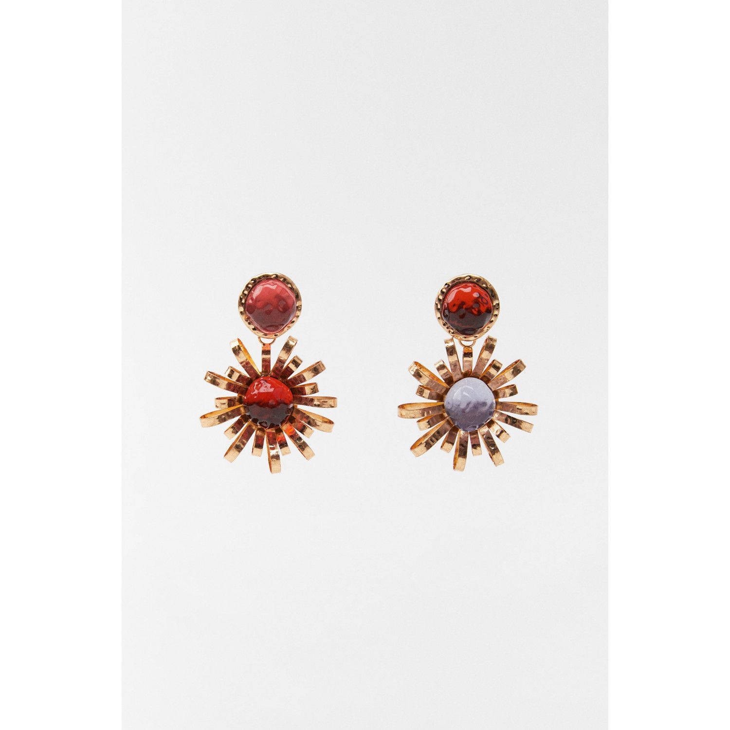 

RESIN FLOWER EARRINGS