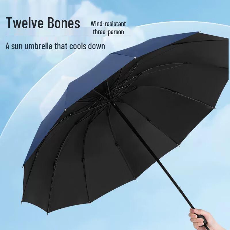 Nanqiao NQ-903 Manual Triple-Fold Sun Protection Umbrella