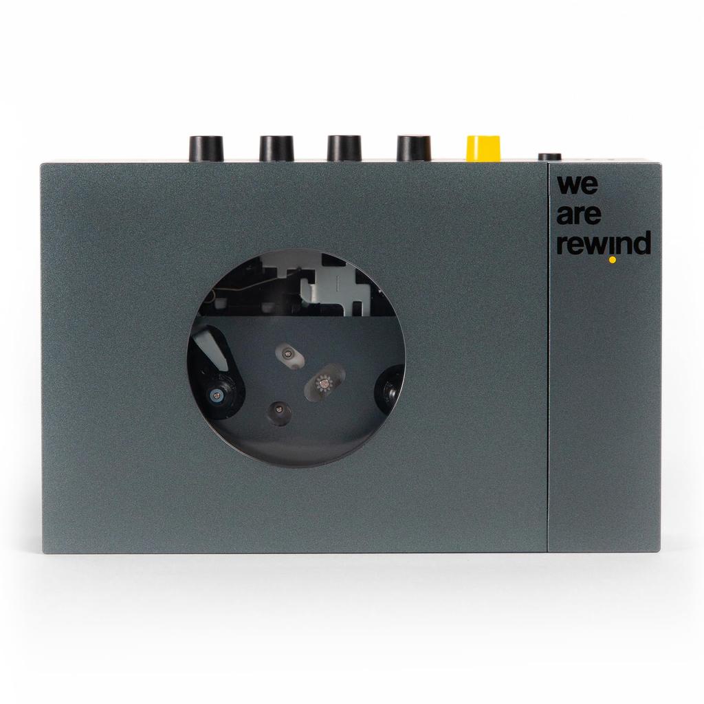 We Are Rewind Portable Cassette Player Gray Bluetooth Compatible 12 Hours Continuous Playback Stereo Recording Supported WE-001 / Approx. /
