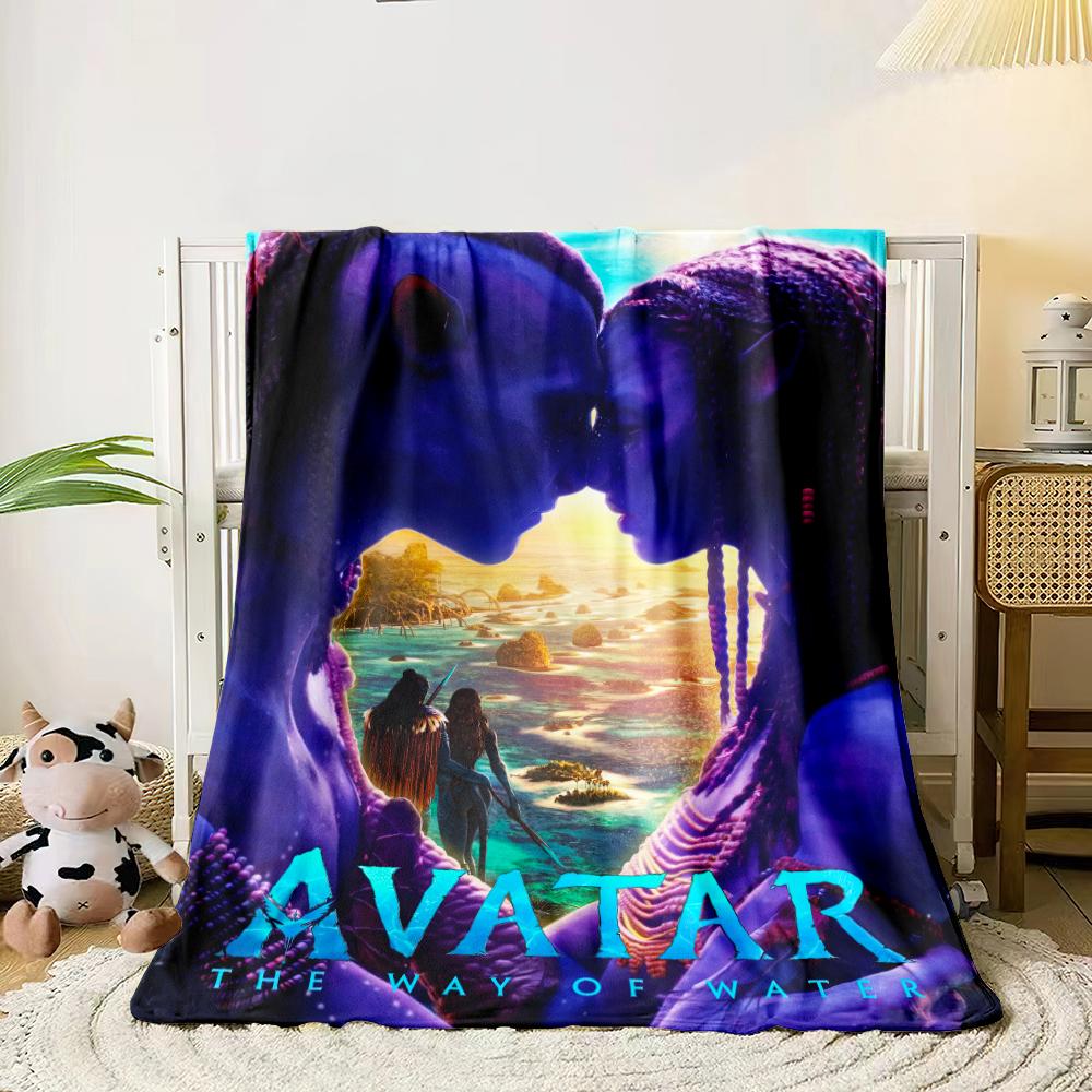 Avatar Movie HD Printed Flannel Thin Blanket.Four Season Blanket.for Sofa,beds,living Rooms,travel Picnic Blanket Gifts