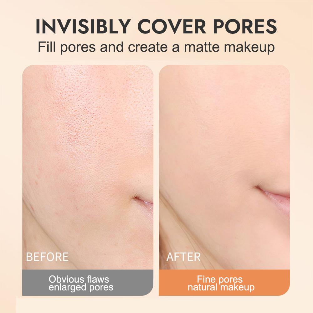 GECOMO Makeup Primer Cream, Cover Invisible Pores, Lasting Matte Foundation Makeup, Nourish Skin Makeup Primer