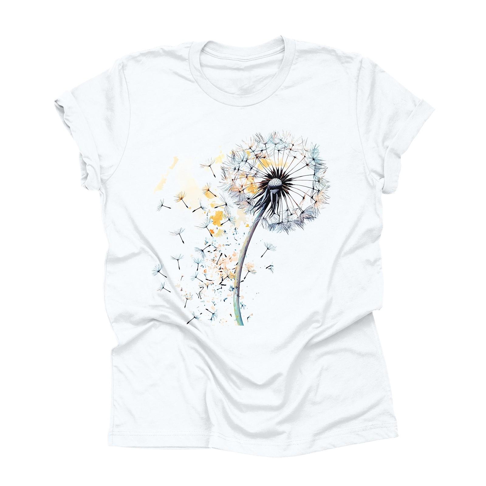 

Unisex Casual Fashion Print Crewneck Loose T-shirt XL білий