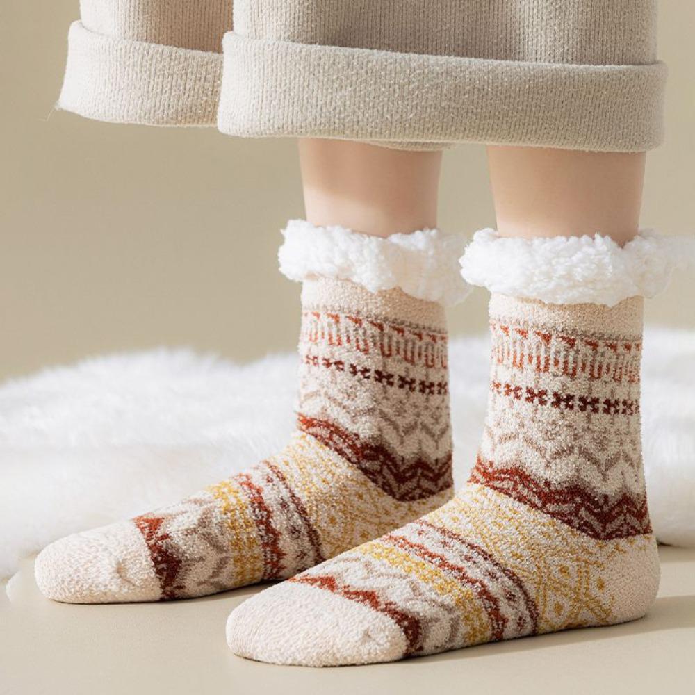 Berber Fleece Thermal Socks Thickened Slipper Socks New Floor Socks  Winter
