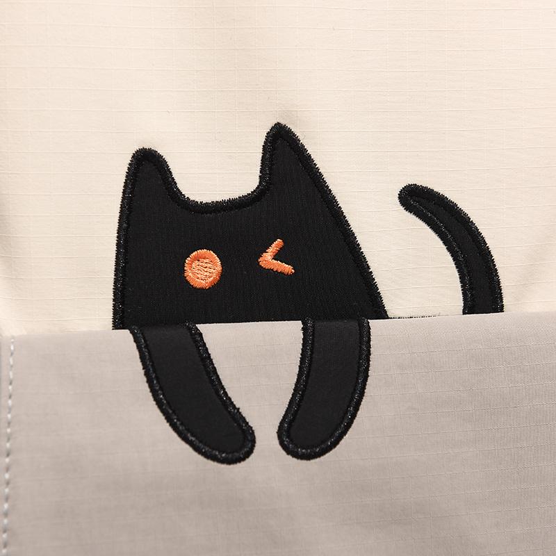 Zaino Stampato Cartoon con Gattino Grande Capacità Zaino Scolastico per Studenti