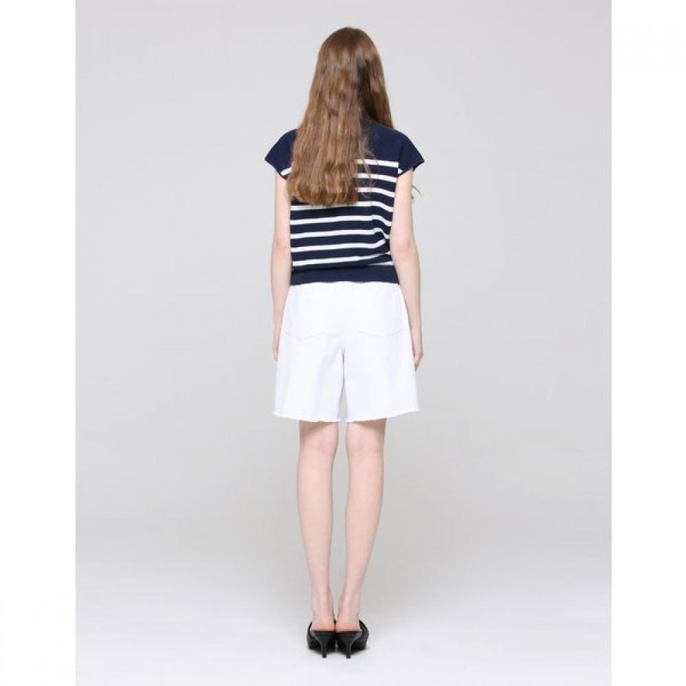 Son Jung Wan Women Frill Stripe Sleeveless Knit Zkn6262130