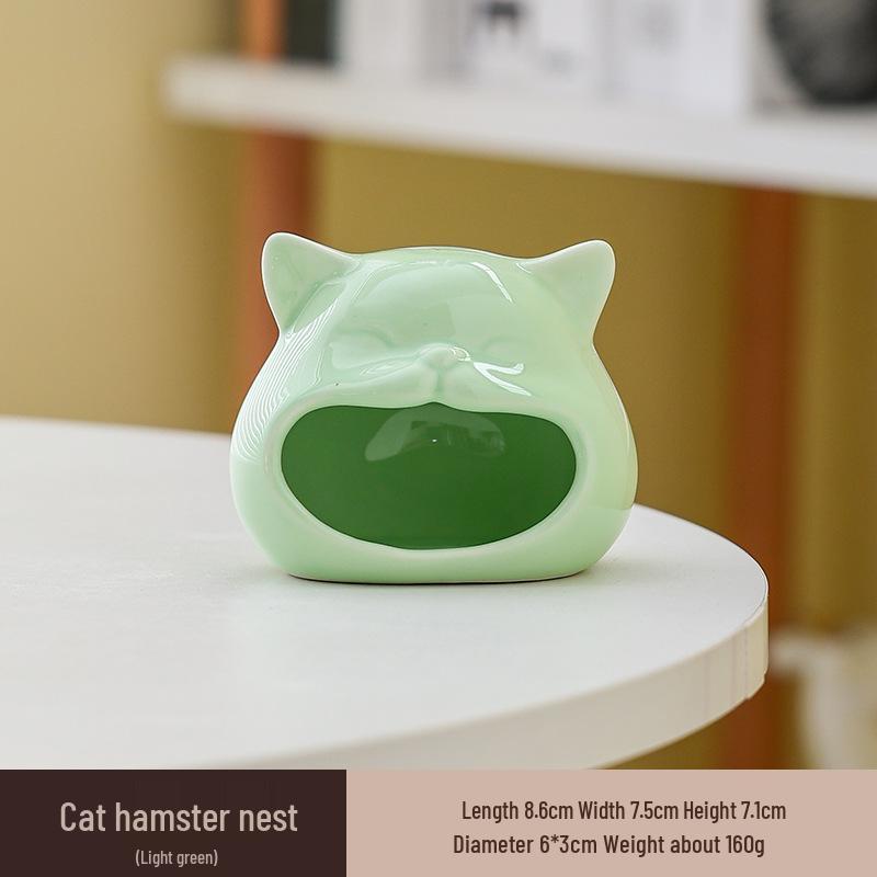 Chladivý keramický úkryt pro křečka: Letní přístřešek a herní domek