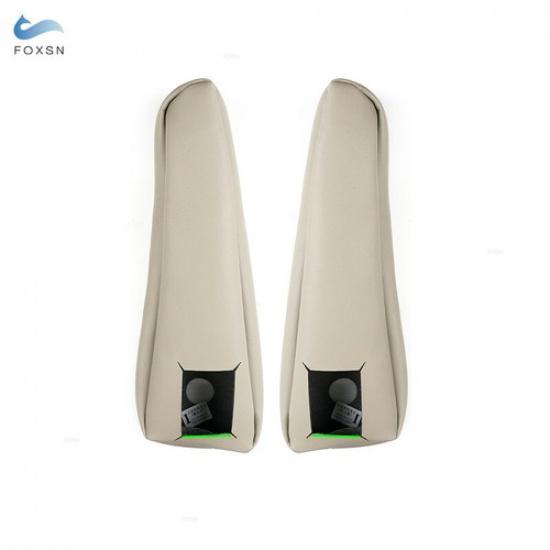 For Toyota Previa Estima 06-16 Tan-Gray Front Seat Armrest Handle Leather Cover