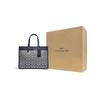 Coach Field 30 Horizontal Monogram Large Capacity Fabric And Leather Tote Bag Women tote Navy-Blue C3282-B4RH3