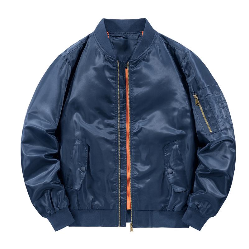 Men's Japanese Style MA1 Bomber Jacket - Spring/Autumn Casual Baseball Jacket