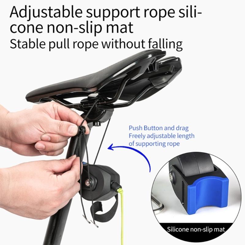 Retractable Bicycles Tows Rope Bike Towing System Rope Cycling Stretch Pull Rope for Long Trip Bike Towing System