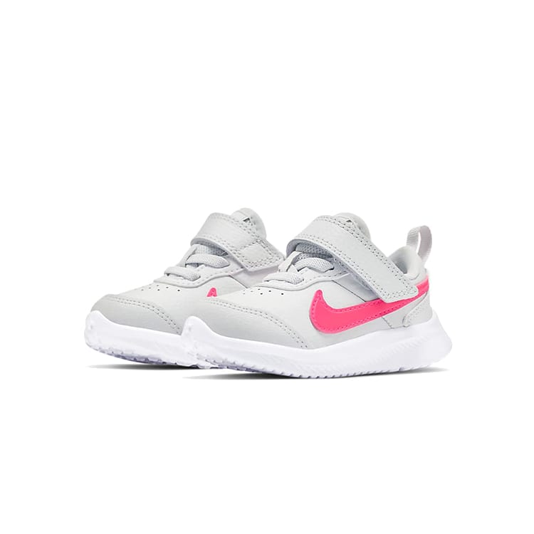 Nike Varsity Leren Lage Top Sports Casual Schoenen Grijs Roze Baby en Peuter CN9397-002