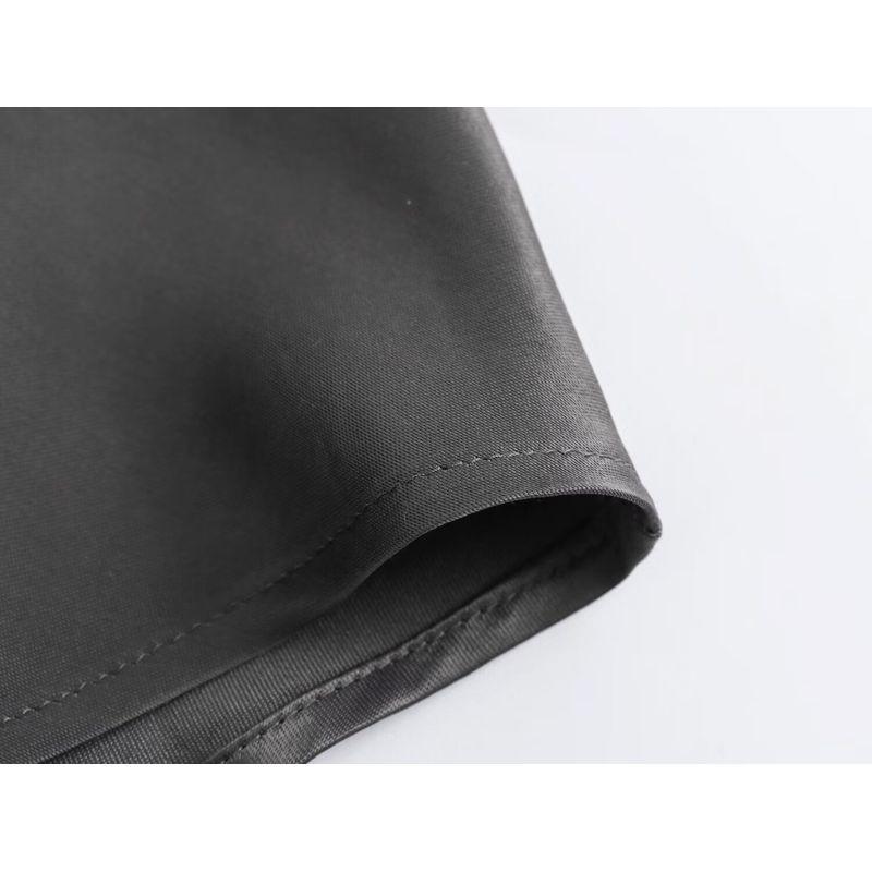 Kaslead New Arrival Women's Clothing Fashion Style Fashion Casual Silk Satin Texture Midi Dress 5427453