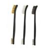 Portable Steel Brass Nylon Cleaning Polishing Mini Wire Brush Set (3Pcs) for Cleaning and Polishing Metal Rust