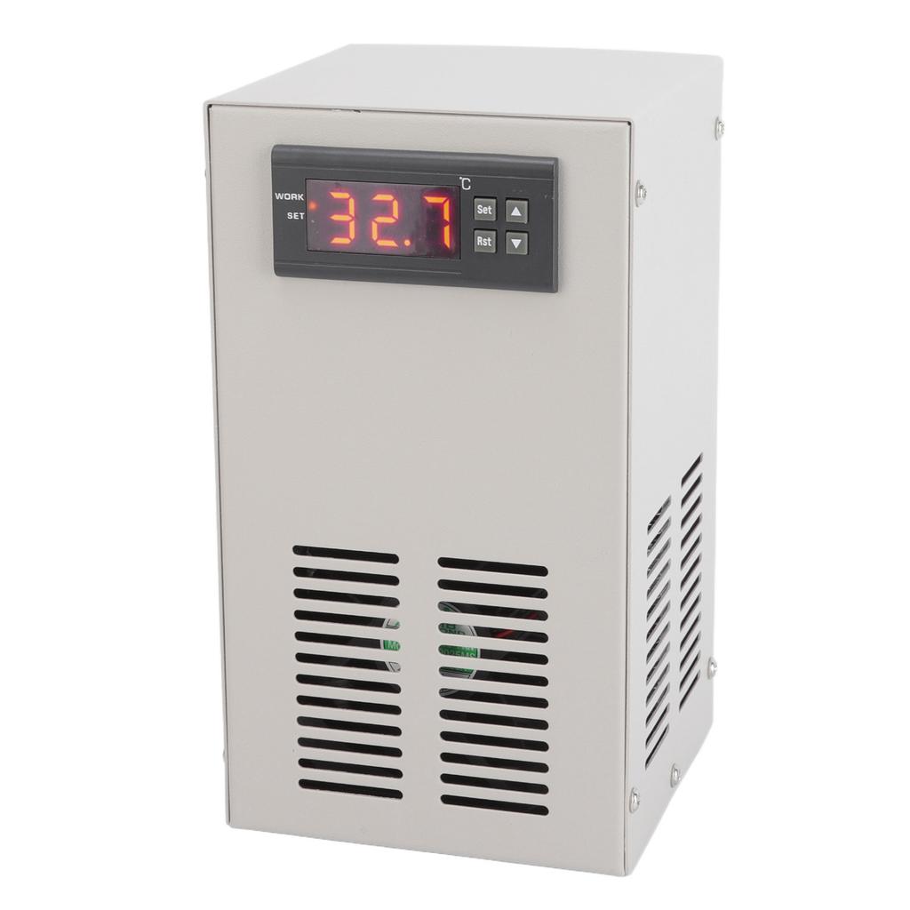 Refrigeratore per Acquario Silenzioso Temperatura Costante Raffreddamento Riscaldamento Pesci Chiller per Acqua per 20L 70W