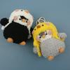 Cute Crochet Penguin Doll Keychain Handmade Knitted Animal Pendant Bag Charm Accessory