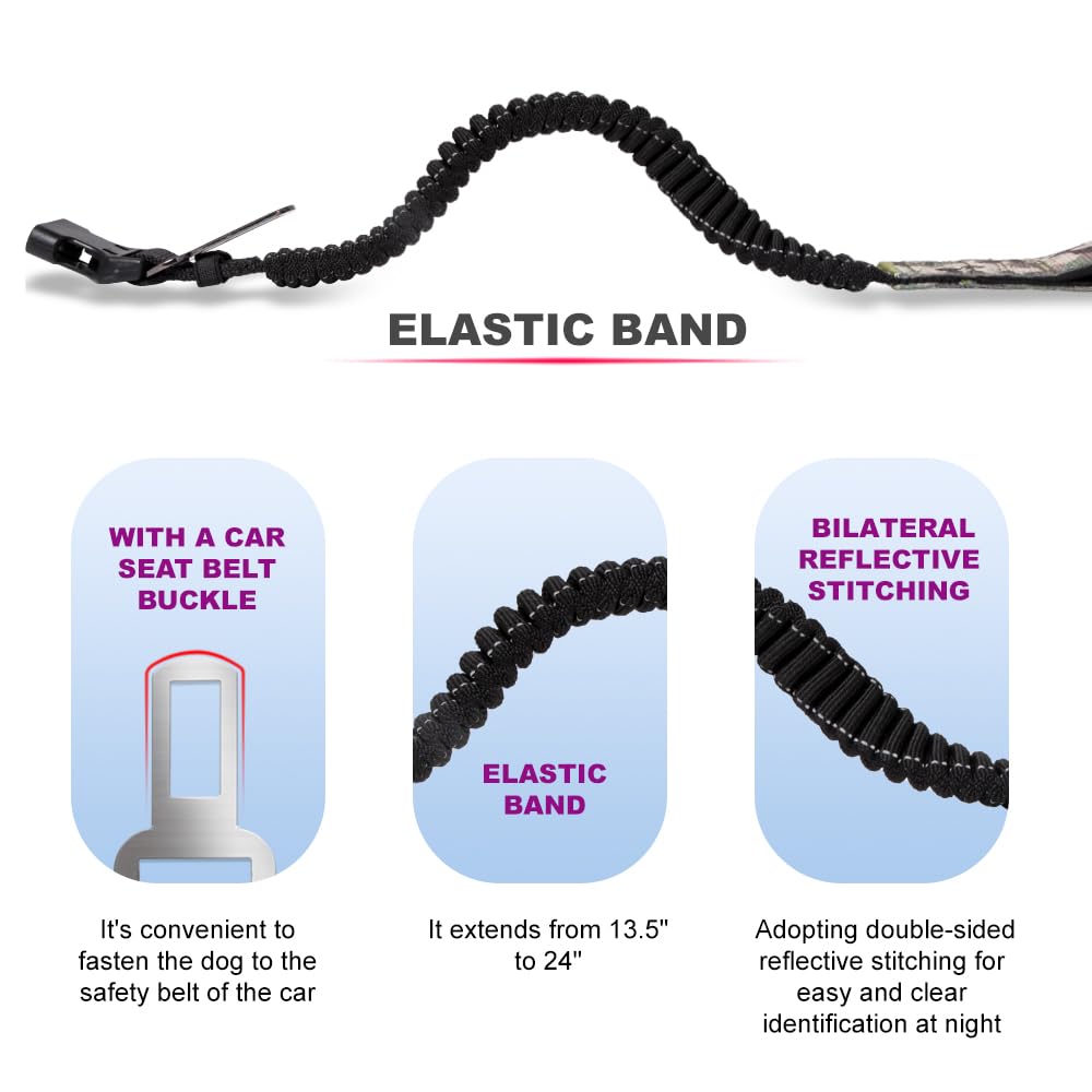 TSPRO Dog Compatible with Car Seat Shock Cushion Suitable for Medium and Large Safe and Durable Design Lead, Multi-Functional Lead, Hands-Free,