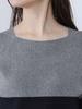 Knit Bicolor Full Needle Knit Pullover CHARCOAL GRAY ONE SIZE [Beams Heart] L/S Women's