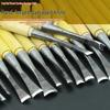 Dongyang Handmade Wood Carving Knife Set: Root, Flower, and Roughing Shaping Chisels.