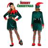 Women Christmas Elf Cosplay Costume Xmas Fancy Dress Party Halloween Play Role