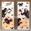 Halloween Window Stickers - AIMOONSA - L111 - Electrostatic Cling - Pumpkin/Skull/Ghost Patterns - Multicolor