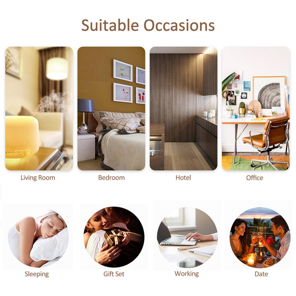 6PCS Water Soluble  therapy Essential Oil for Humidifiers 10ML