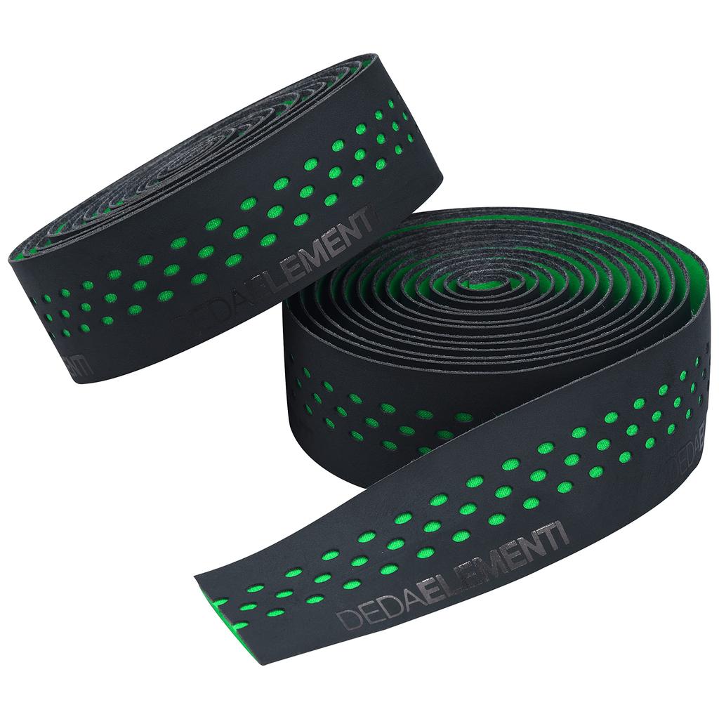 DEDA PRESA 408 Bar Tape Thick Black/Green (349420008) Green, 3.0mm