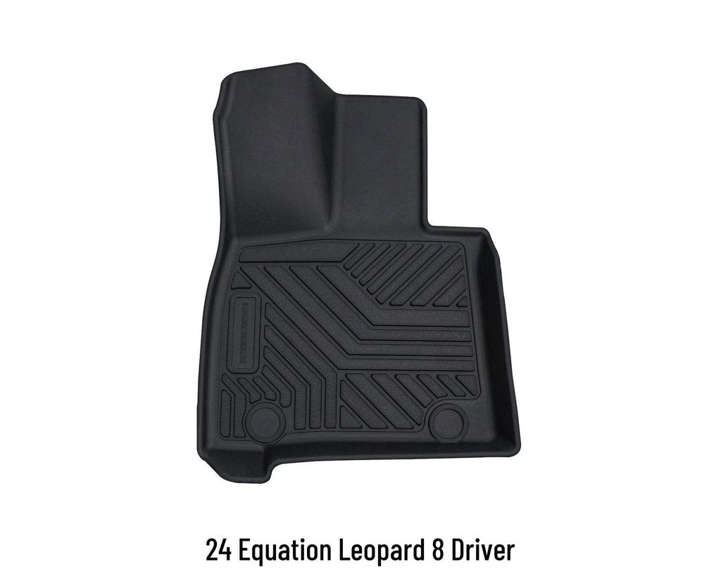 Leopard TPE Waterproof Non-Slip Car Floor Mats