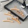 High-End Temperament Metal Hairpin, Back Head Plate Clip, Headdress, Women'S Simple And Versatile Shark Clip, Grab Clip, Large Size.