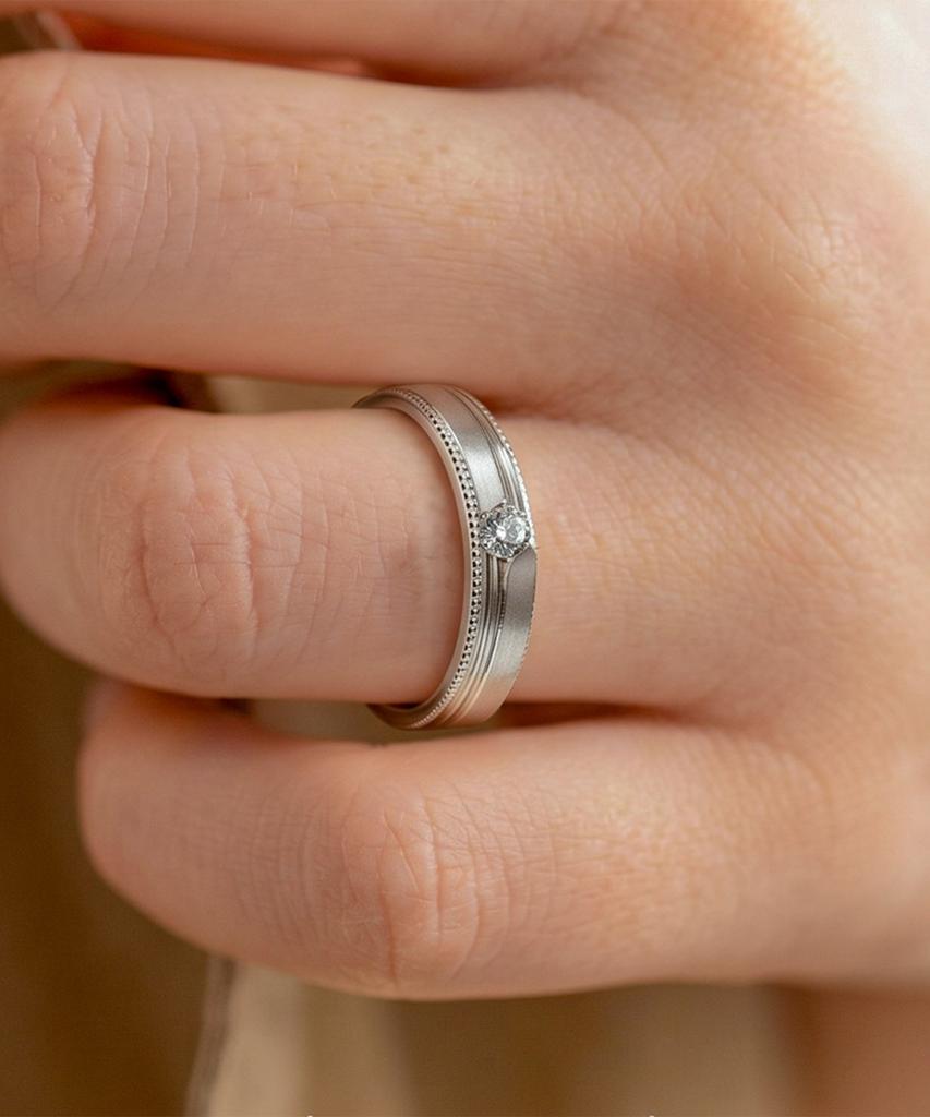 Helene Jewelry 925 Silver Beretta Couple Rings Silver Rings