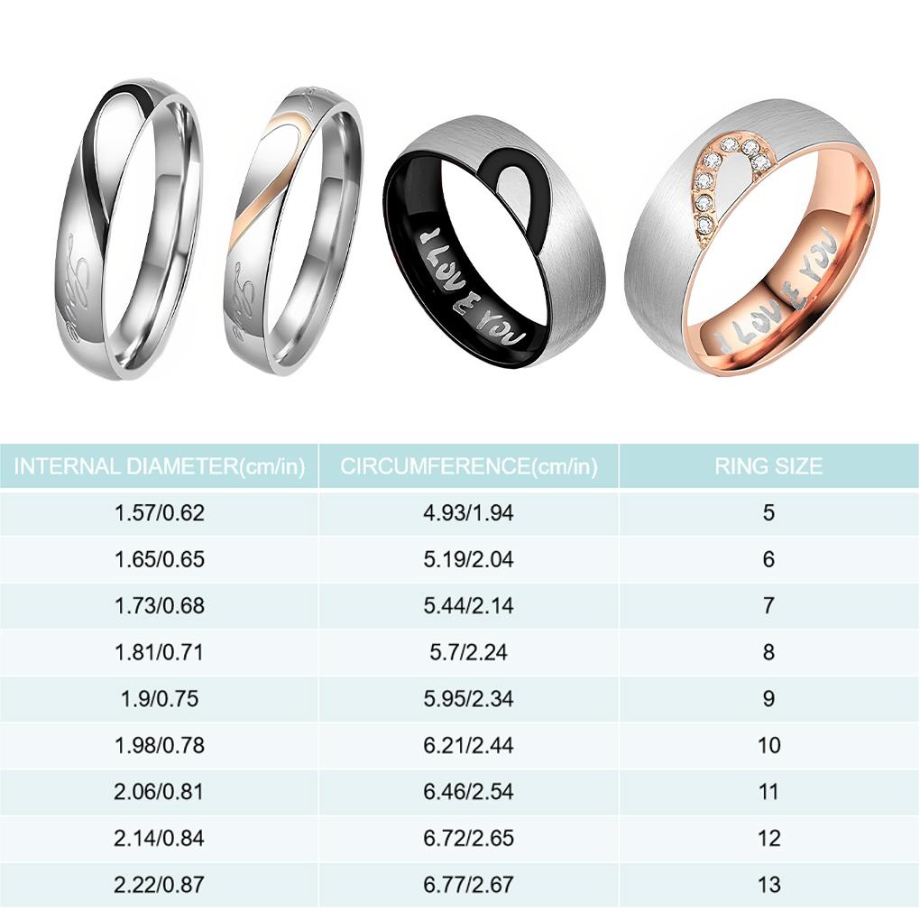 Ring Leicht Tragbar Langlebig Geschenk Fingerringe Robust Unisex Schlicht Wasserdicht Kleine Größe Schmuck Frauen Festival