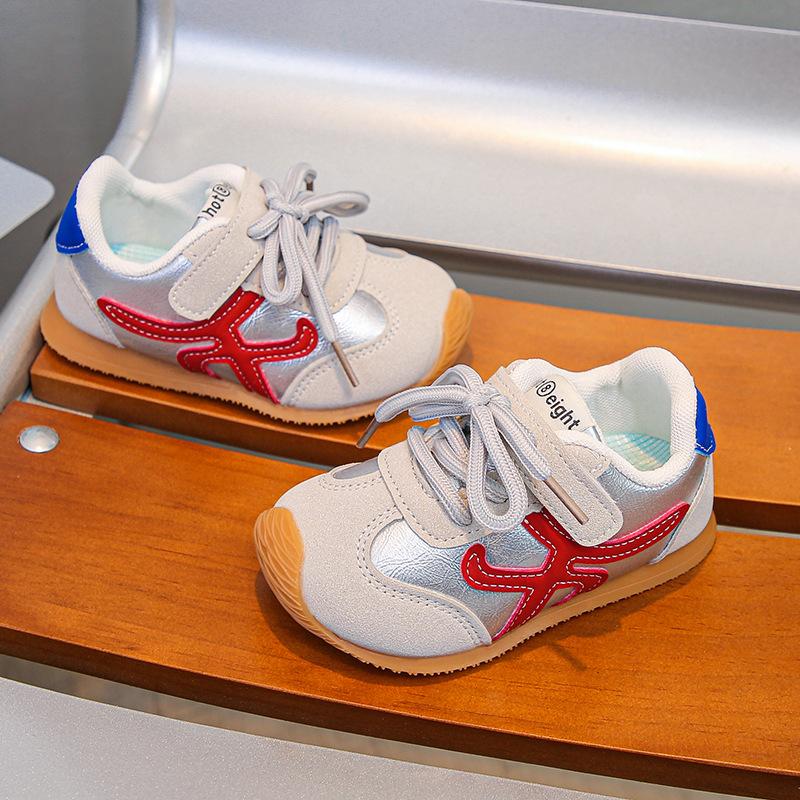 Girls shoes sneakers 2025 spring and autumn new boys Forrest Gump shoes breathable little white shoes
