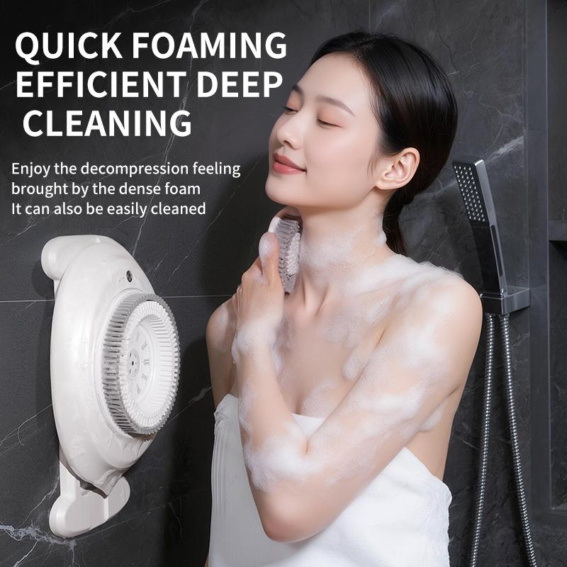 Smart Wall-Mounted Electric Shower & Back Scrubber