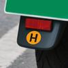 Magnetic Car Stickers Magnet Bumper Decals Windscreen H Sign Historical Vehicle Badge For Door Window Rear Panel Fridge Home