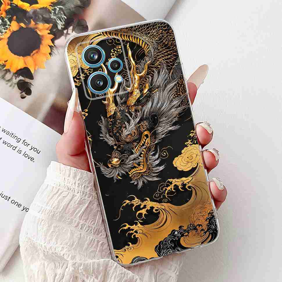 For Oppo Realme 9 Pro+ RMX3392 Case Fashion Painting Soft Silicone Cover For Realme 9Pro Plus RMX3393 6.43" Flower Phone Shell