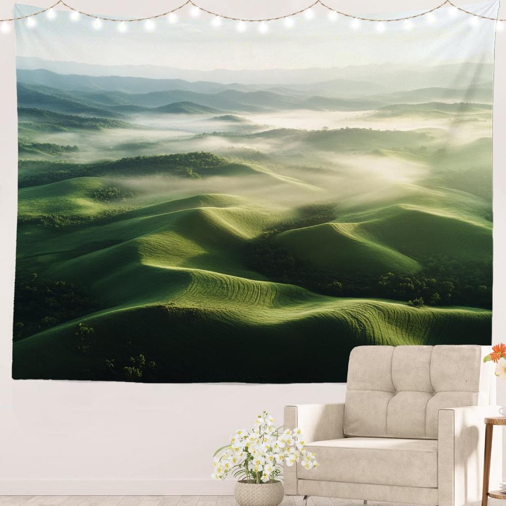 Romantic Flower Victorian Border Dragonfly Wildflower Hippie Trippy Tapestry Wall Art Meditation Decor For Bedroom Living Room