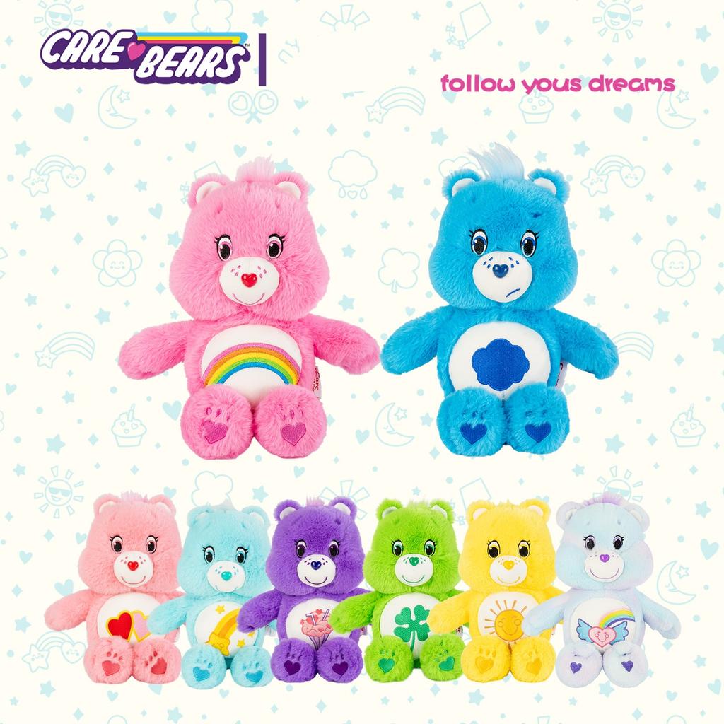 Care Bears Plush Toy 33cm Soft Toys Cute Stuffed Bear Cartoon Character Doll Kids Birthday Gift Home Decor Collection for Fans