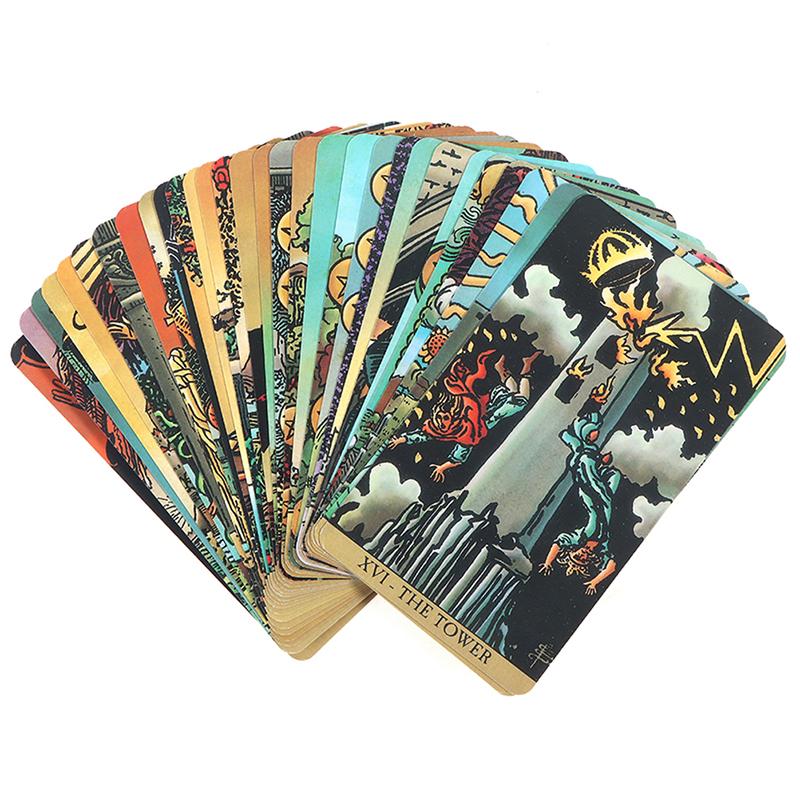 Radiant Wise Spirit Tarot Cards English Board Game Divination Predicts Games