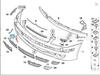 BMW E66 E65 7 Series Front Bumper Tow Hook Cover 51117135569