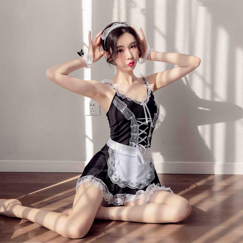 Sexy Lingerie Erotic Maid Dress Cosplay Couple Game Student Nurse Stewardess Uniform Temptation Passion Tease Porn Sex Costume