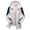 Jacket Three-in-one Outdoor Activity Winter Womens Jacket Wind Shield and Water Repellent Removable Mountaineering Jacket Thickened Coral Velvet