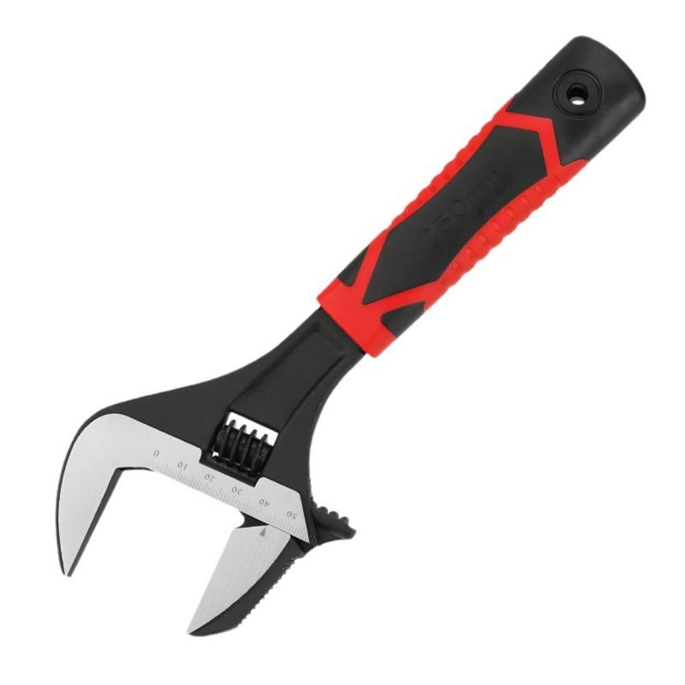 Large Opening Bathroom Wrench Sturdy Plumbing Wrench Adjustable Spanner  Tubing Hand Tool