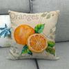 Orange Fruit In Modern Minimalist Style Digital Printing Short Plush Pillow Covers For Car Sofa Office Cushion Cover Home Goods
