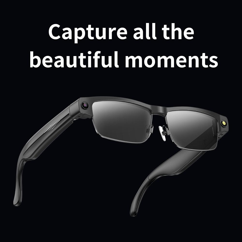 L802 BT Audio Smart Glasses BT Call HD Smart Glasses with 8MP Camera Camera Glasses Al Object Recognition for Indoor and Outdoor