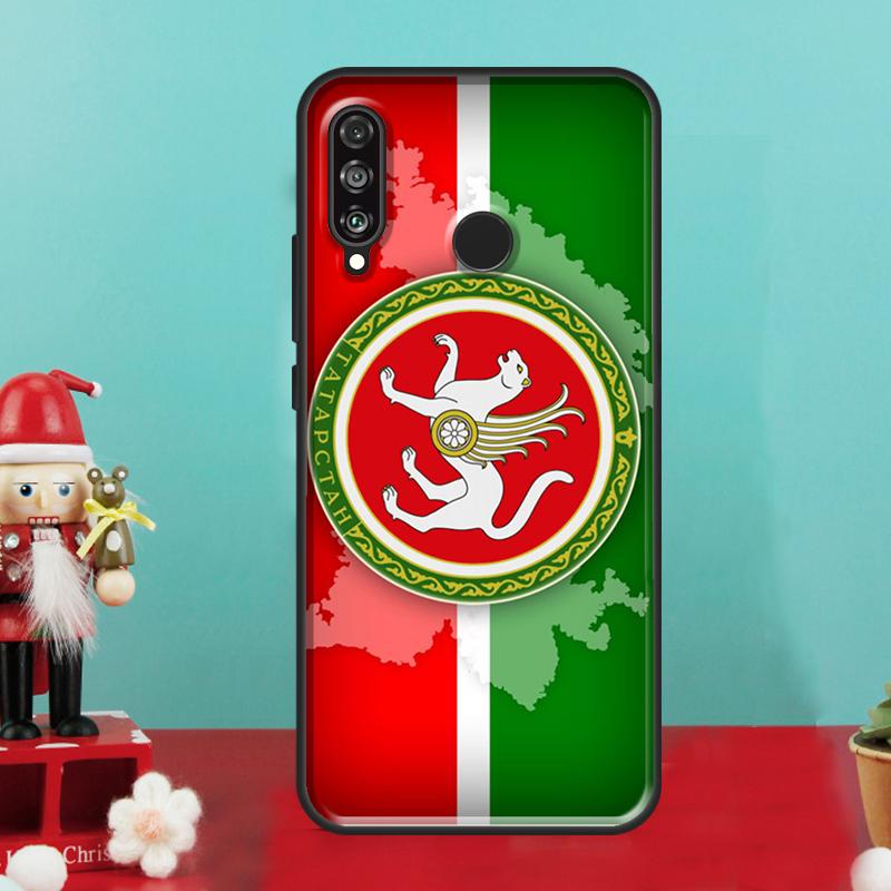 Tatarstan Flag Coat of Arms For Huawei Nova 9 10 SE 12i 12s 11i 8i Y90 Y60 Y70 Y72 Y73 Y61 Y91 P30 P40 Lite P60 Pro Case