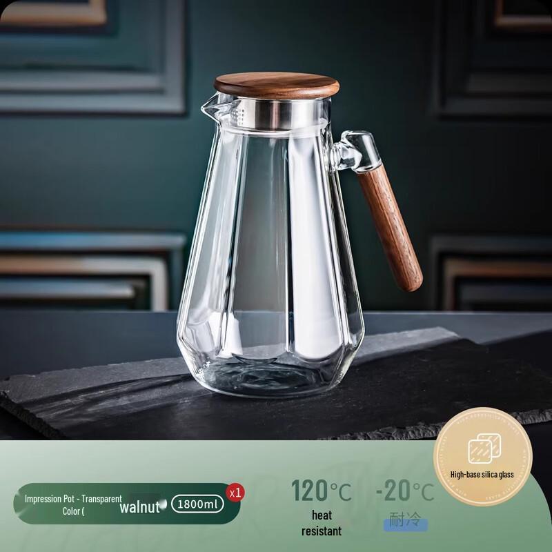 

Impression Glass Cold Water Pitcher