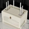Router Storage Box Space Saving Wireless WIFI TV Set Top Case Cable Socket Plastic Container Desktop Organization Home Accessory