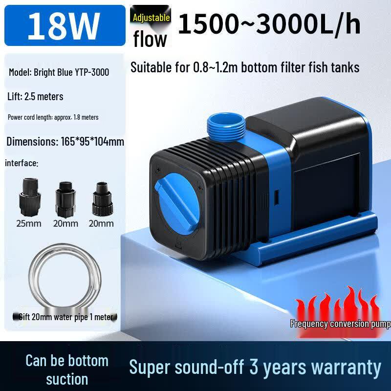 YunDuo Silent Adjustable Flow Aquarium Pump